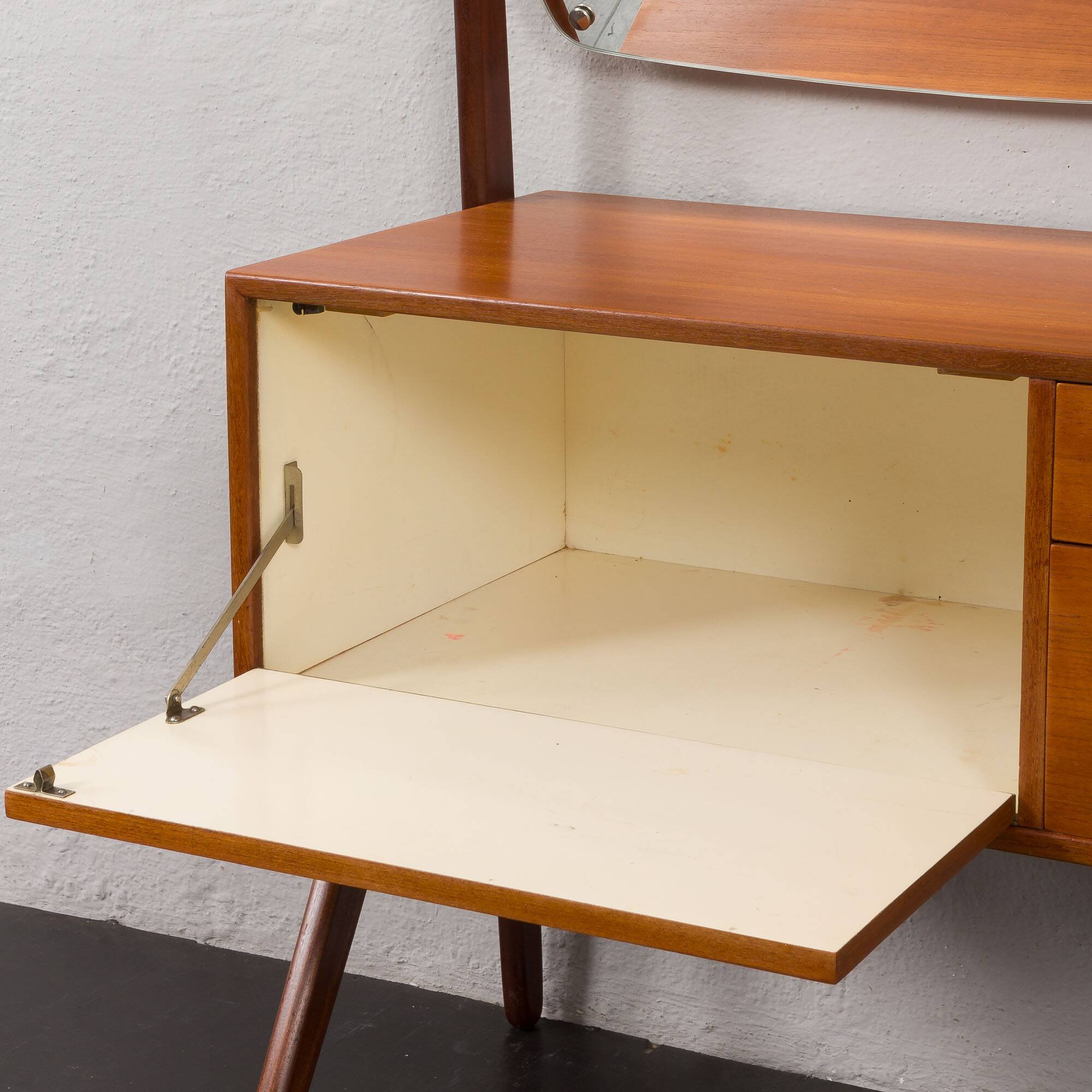 Mid-century Danish Teak Dressing Table from Ølholm Møbelfabrik,1960s