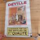 Lithographed poster heating Deville
