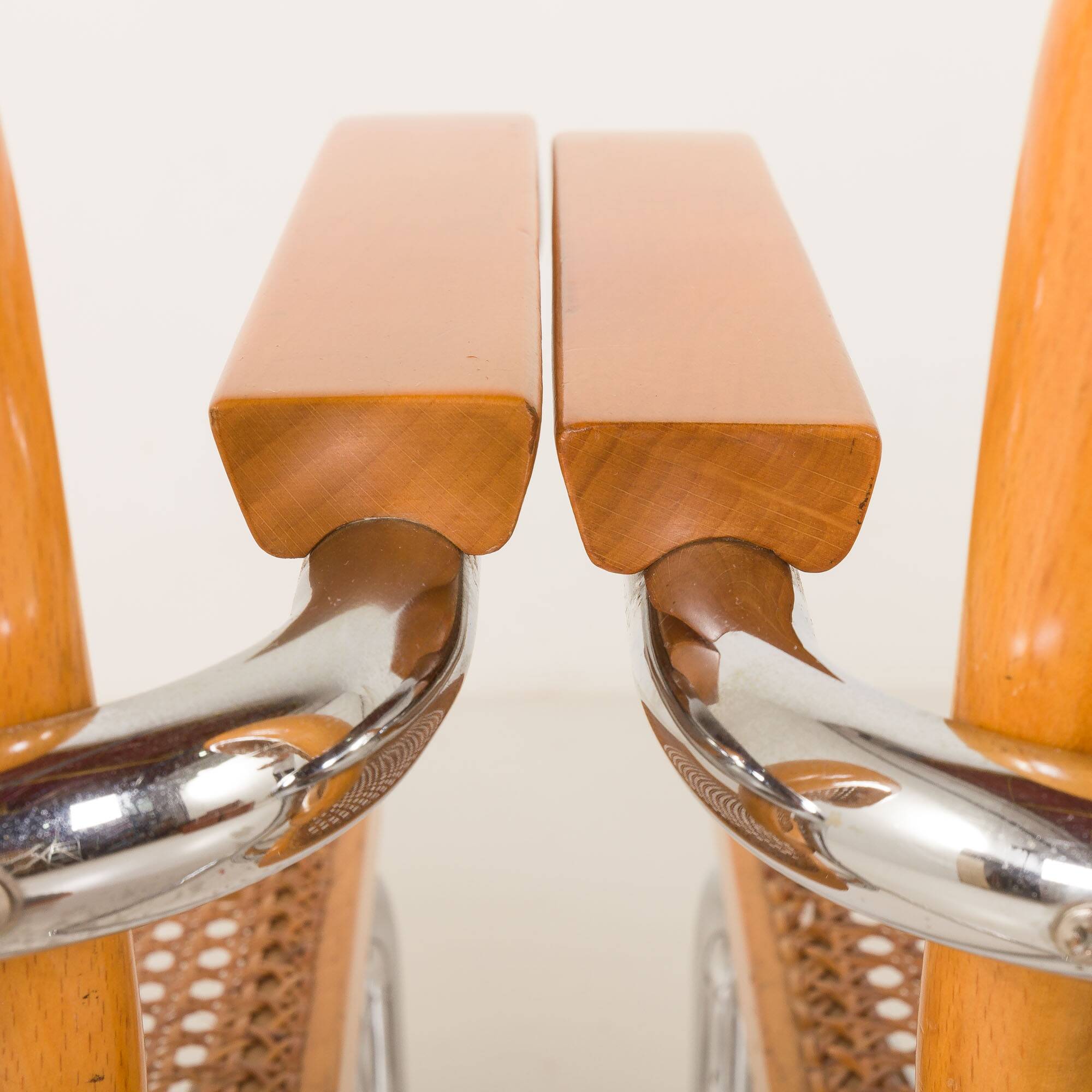 Pair of Italian vintage Ceska chairs by Gavina, 1960s