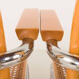 Pair of Italian vintage Ceska chairs by Gavina, 1960s