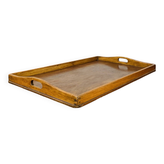 Plateau de service bois vintage 53 x 34 cm