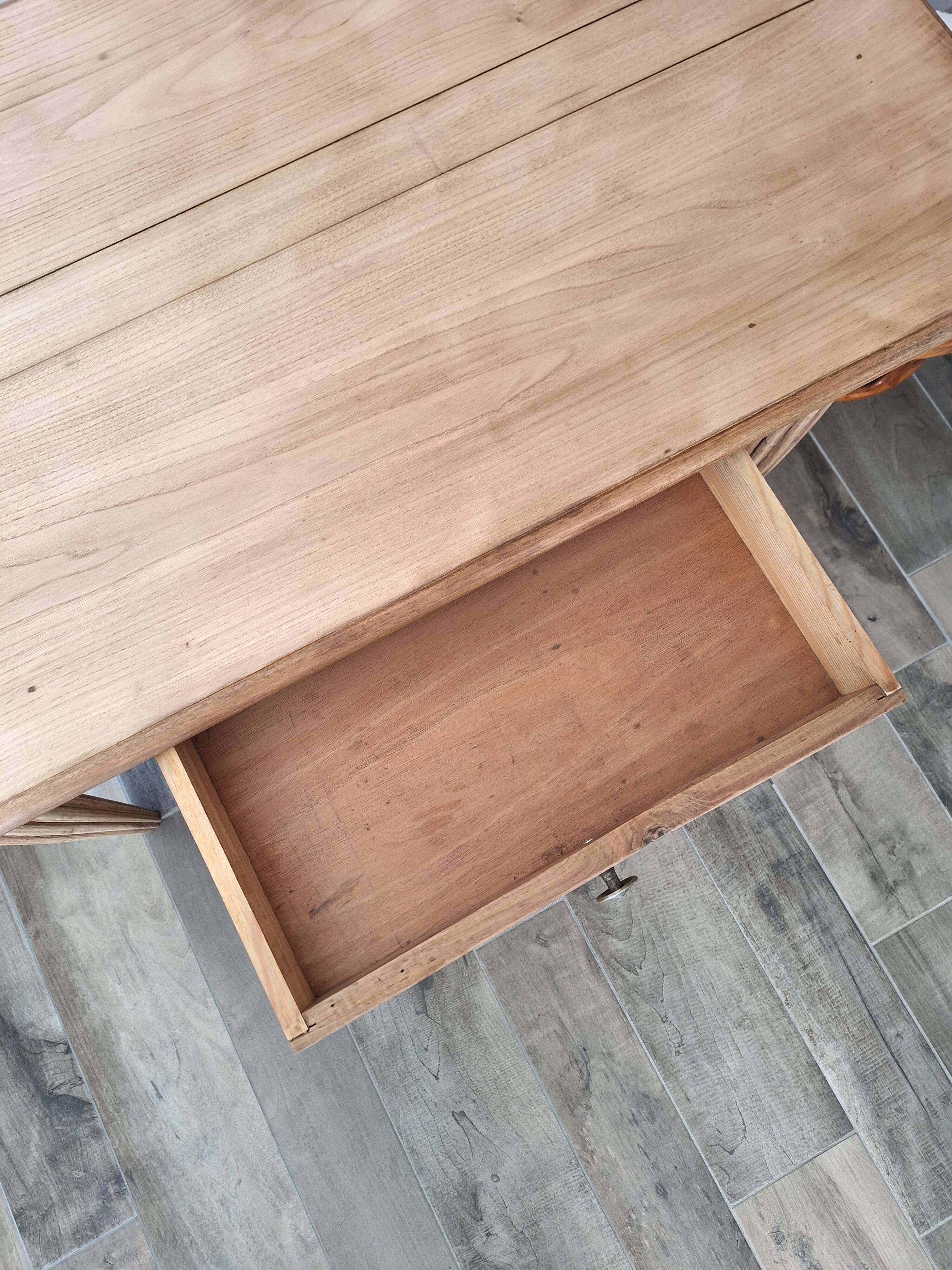 Country style oak farmhouse desk / table