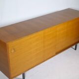 Teak sliding door sideboard by Ernst Martin Dettinger for Bormann, 1960s