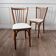 Pair of Baumann bistro chairs