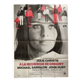 Original cinema poster "In Search of Gregory" Julie Christie 120x160cm 1969