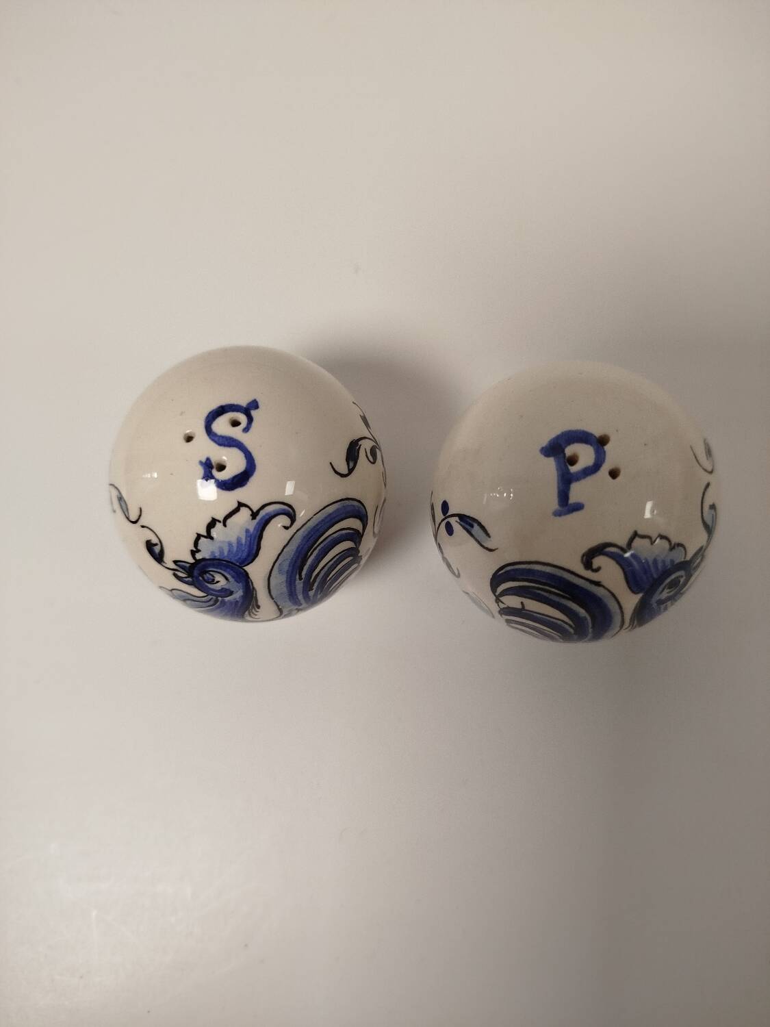 Blue Rooster Ceramic Salt and Pepper Shaker