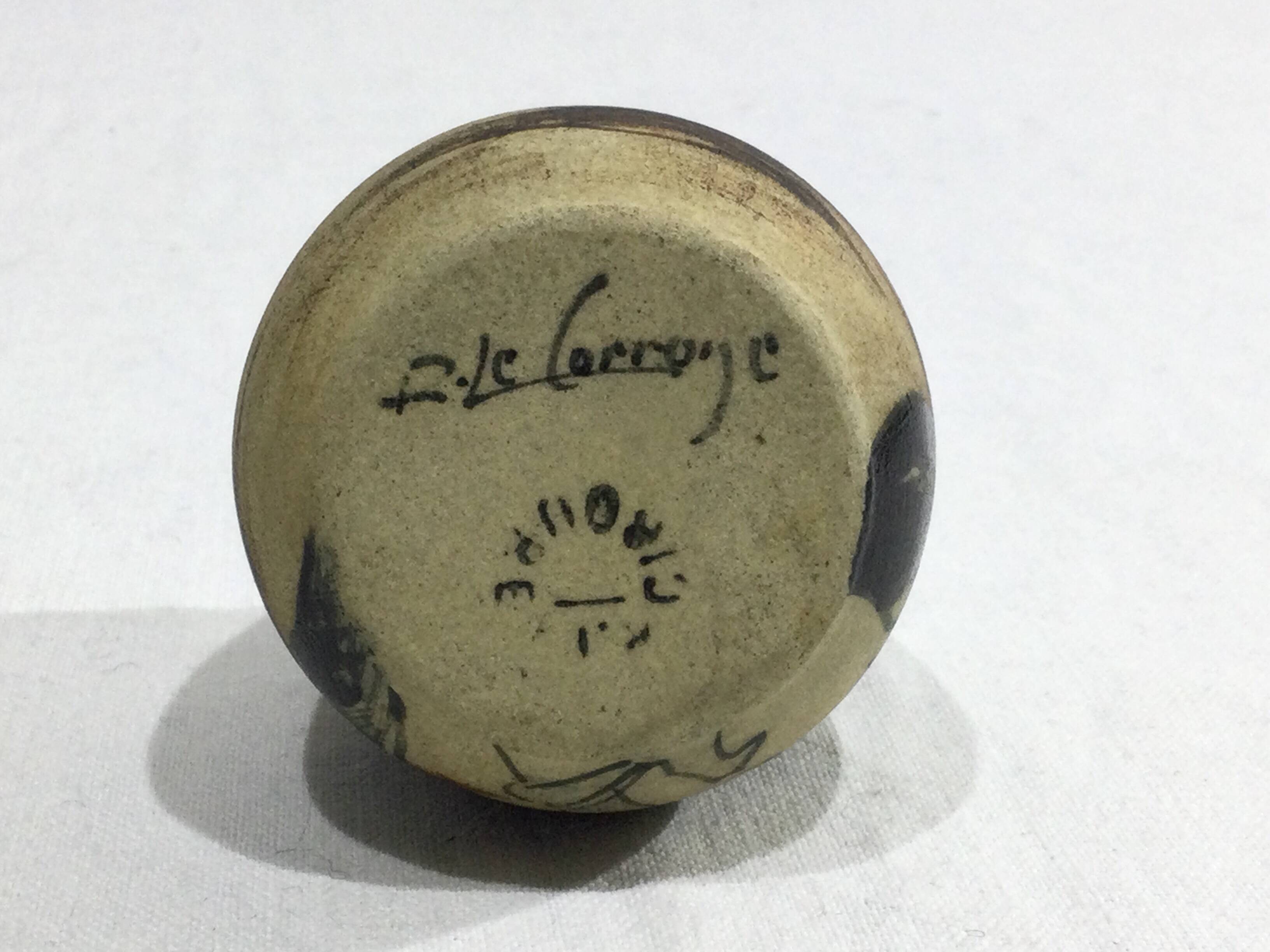 Ciboure Small Ovoid ceramic vase