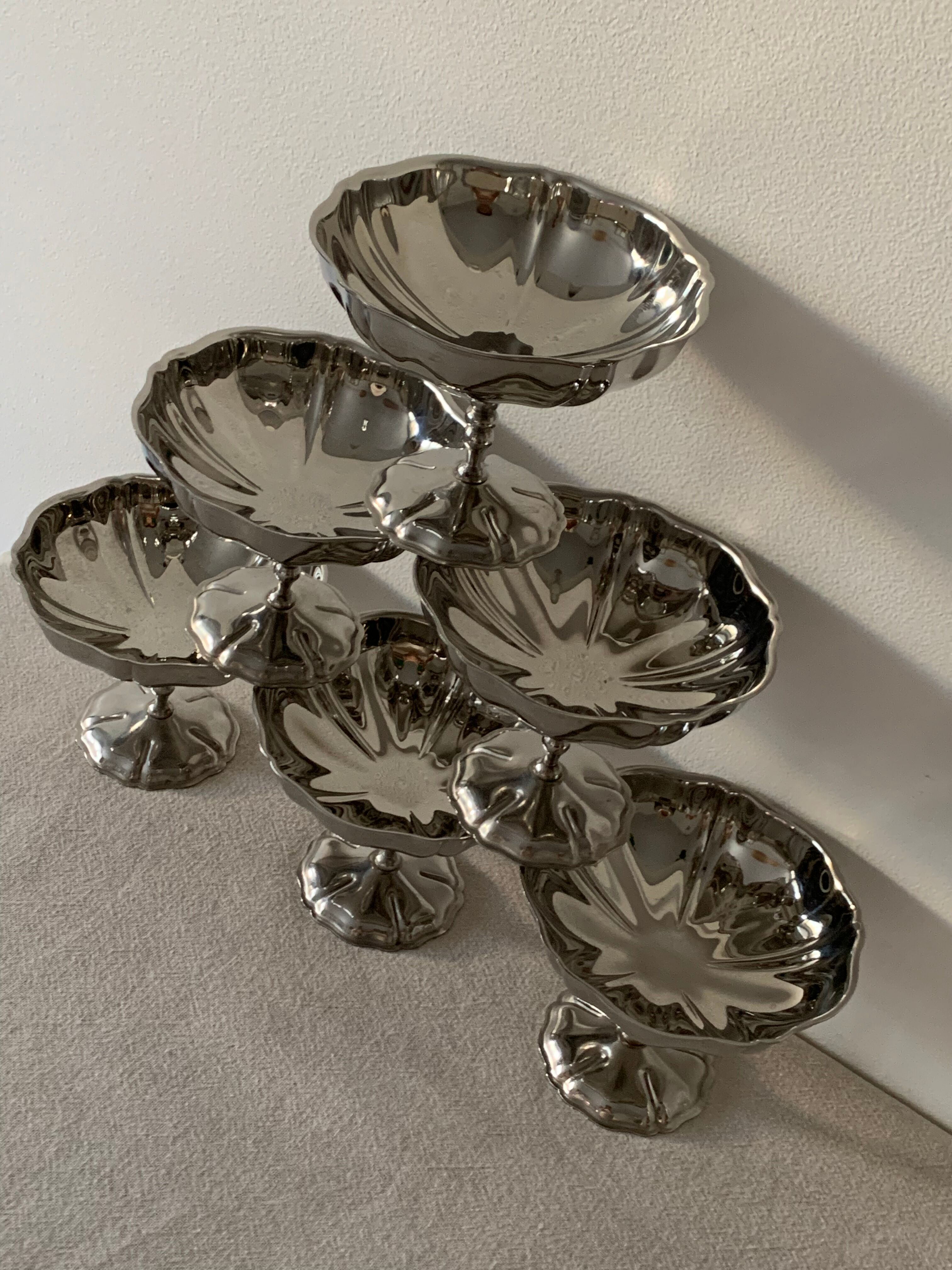 Set of 6 dessert cups