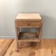 Vintage modernist bedside in oak 1950