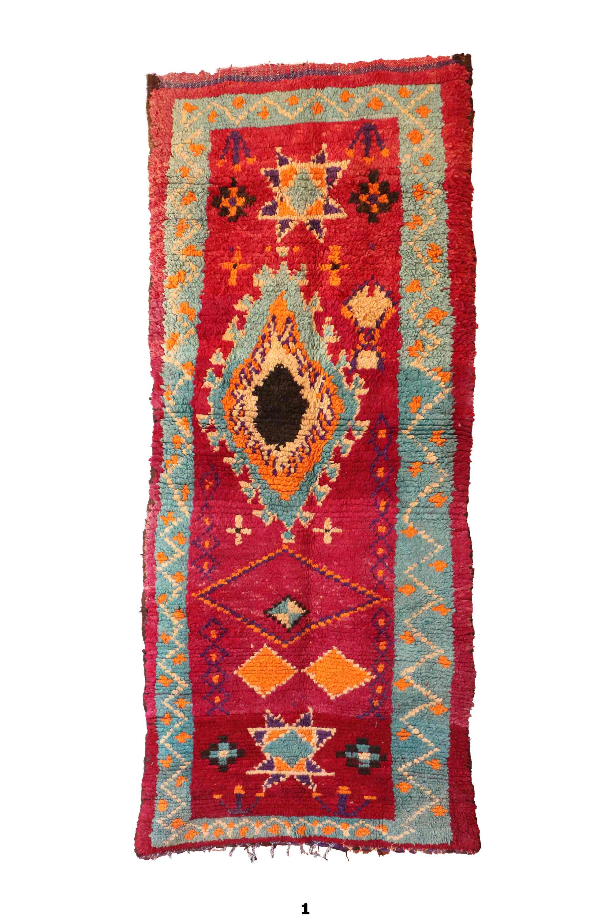 Moroccan tribal carpet 116 x 263 cm