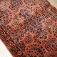 Handmade antique Persian Sarouk rug 3.2' x 5.3' (97cm x 161cm) 1920s - 1B674