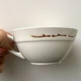 set of 5 coffee cups Badonviller 30-40s