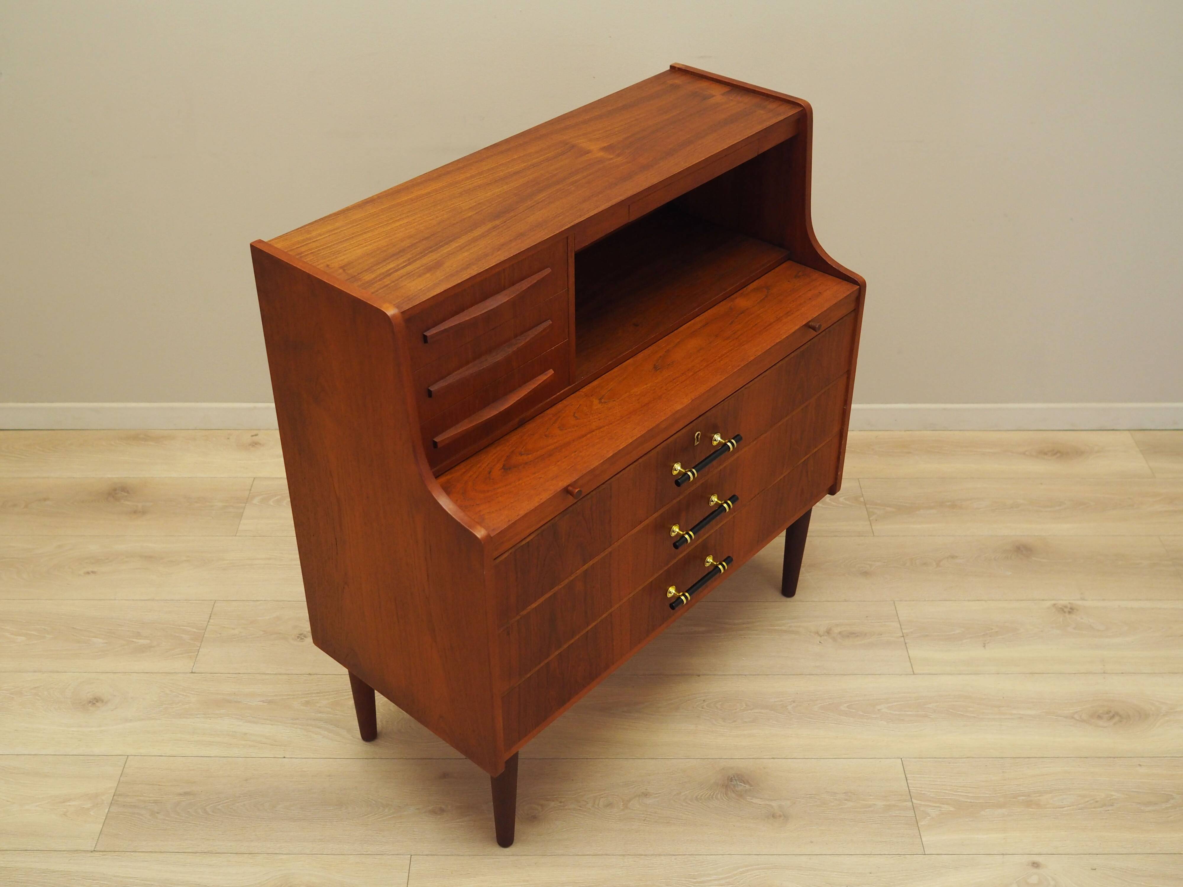 Teak secretary, Danish design, 1970s, production: Denmark