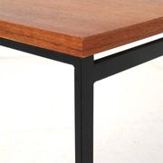 Rare Rego / Günter Renkel “Twen” teak coffee table / mid-century modern design / 1950s / 1960s modernism