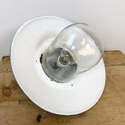 Vintage factory hanging lamp, 1970s