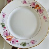 Assiettes de dessert en porcelaine vintage
