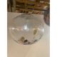 Contemporary Murano Style Clear With Murrise Multicolors Pendant