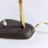Metal and brass cocotte lamp, 1950s