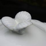 Tureen in white Gien earthenware Louis XV model