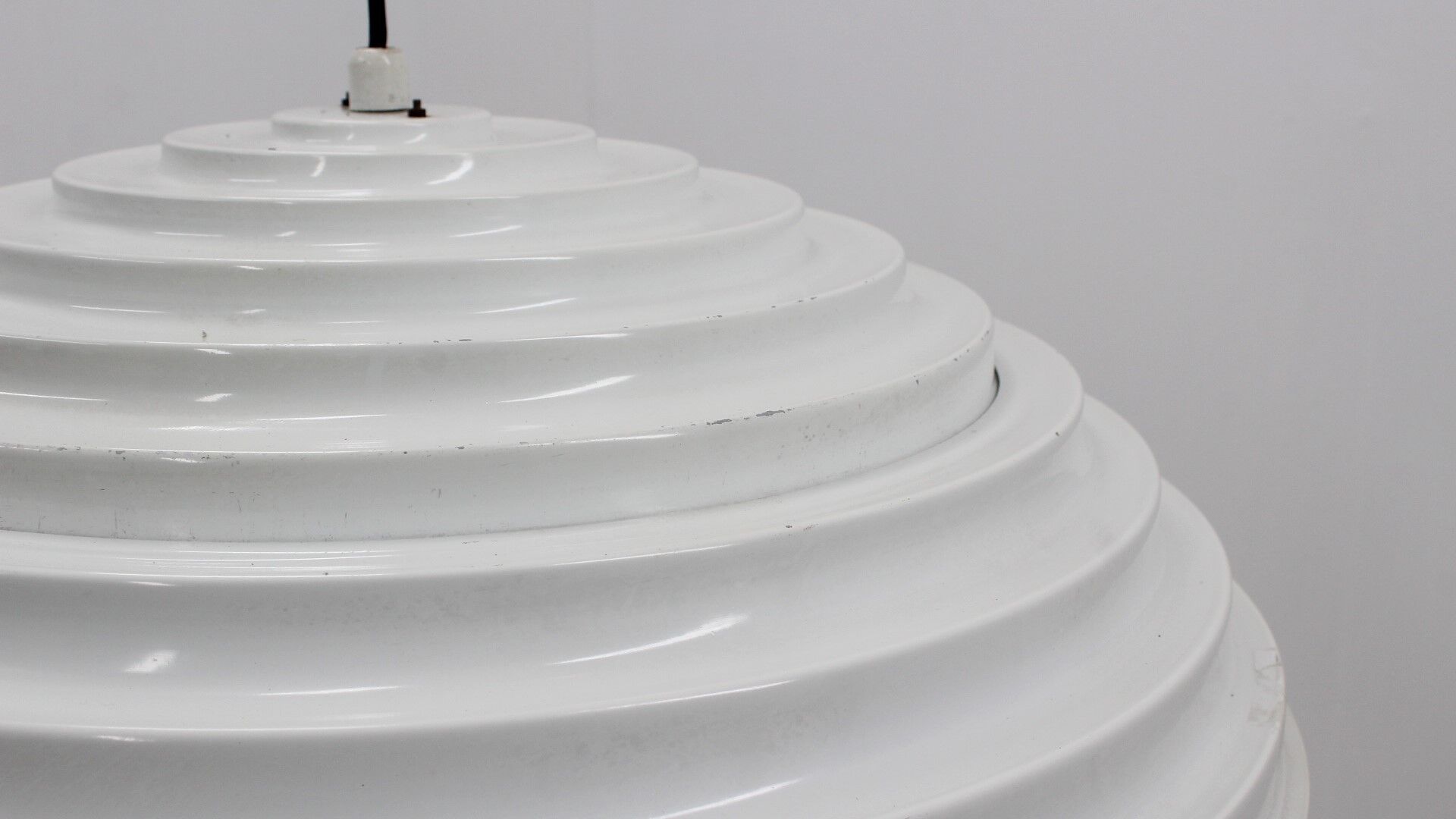 Set of 2 vintage hanging lamps Martinelli 1970s