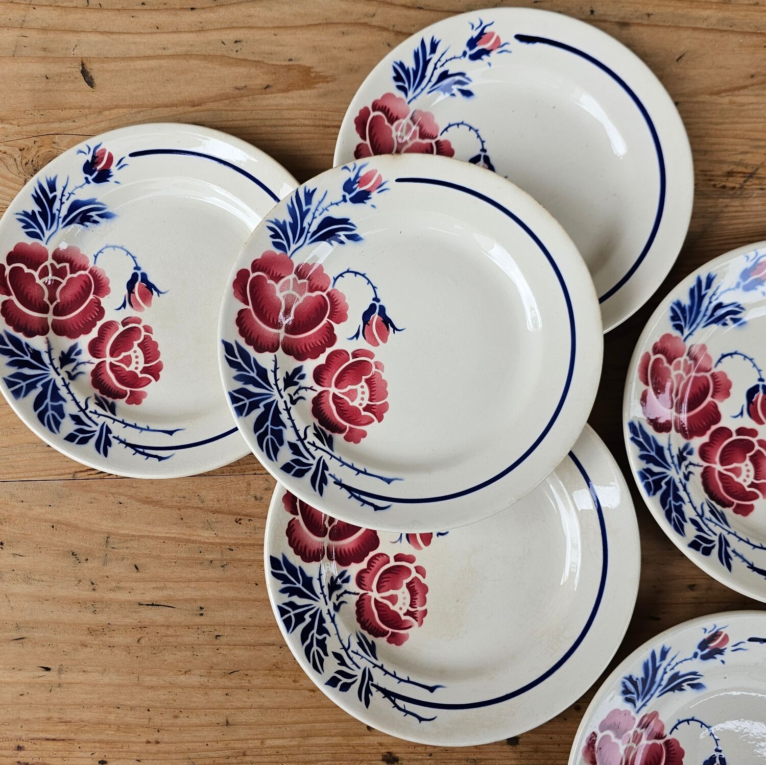 Dessert plates Eugène Sarreguemines