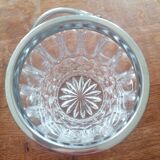60's glass ice bucket