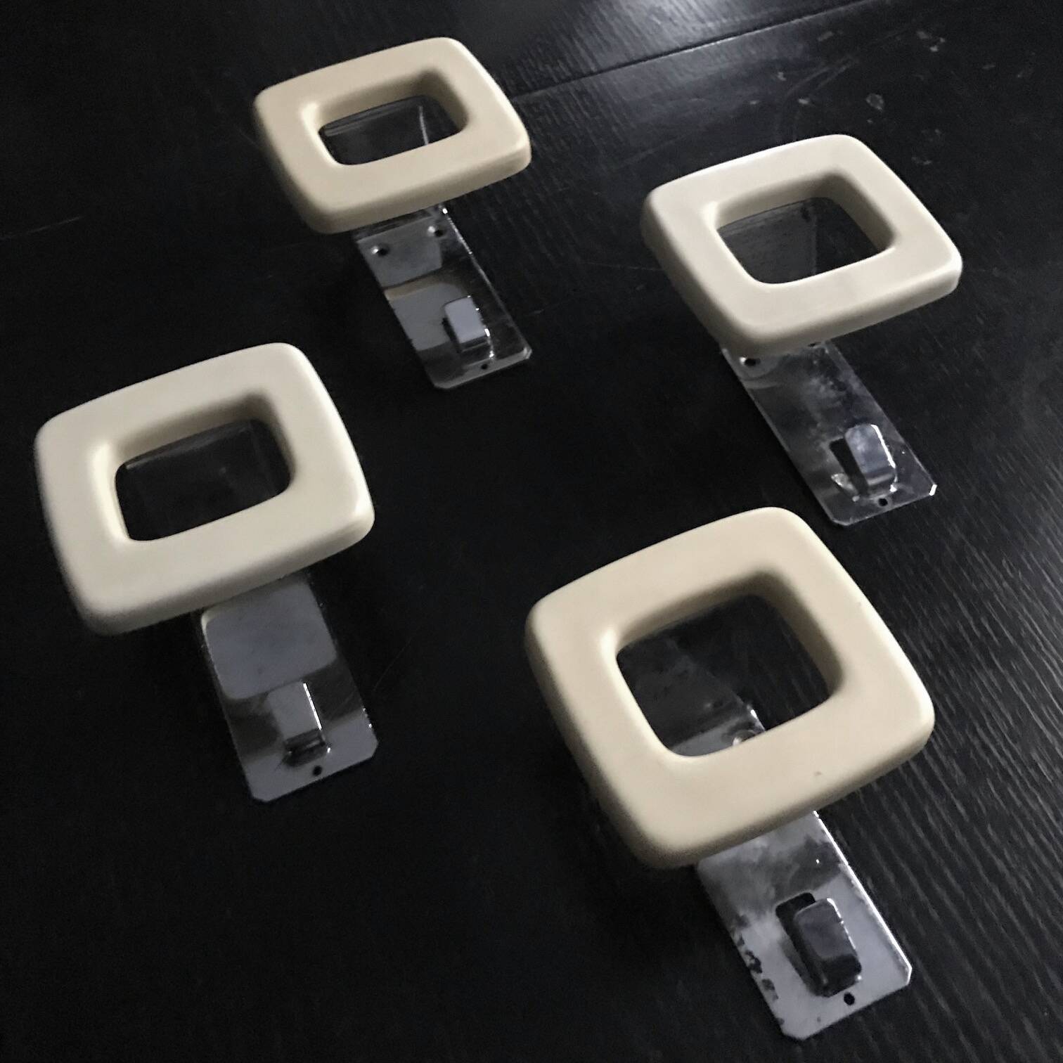 Vintage Coat Racks • Steel/Bakelite • Space Age • 1970