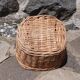 Small wicker basket with handles