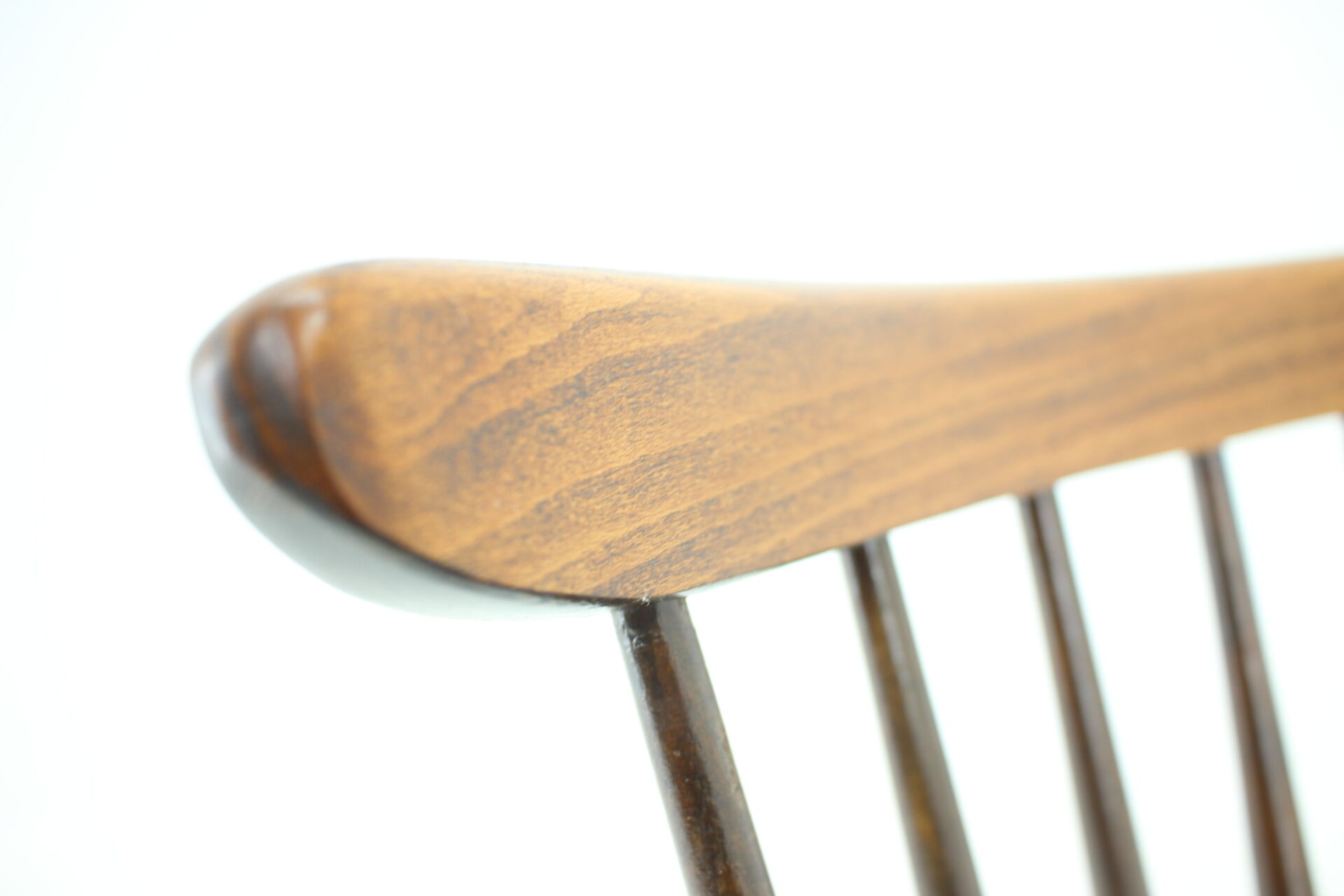 1970s Beech dining chair, Czechoslovakia