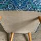 Blue cocktail chair