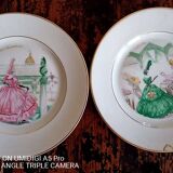 Gaston Le Beuze for ROBJ - 12 plates and 1 course - walk in Paris - faience