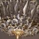 Balloon chandelier in bronze and crystal