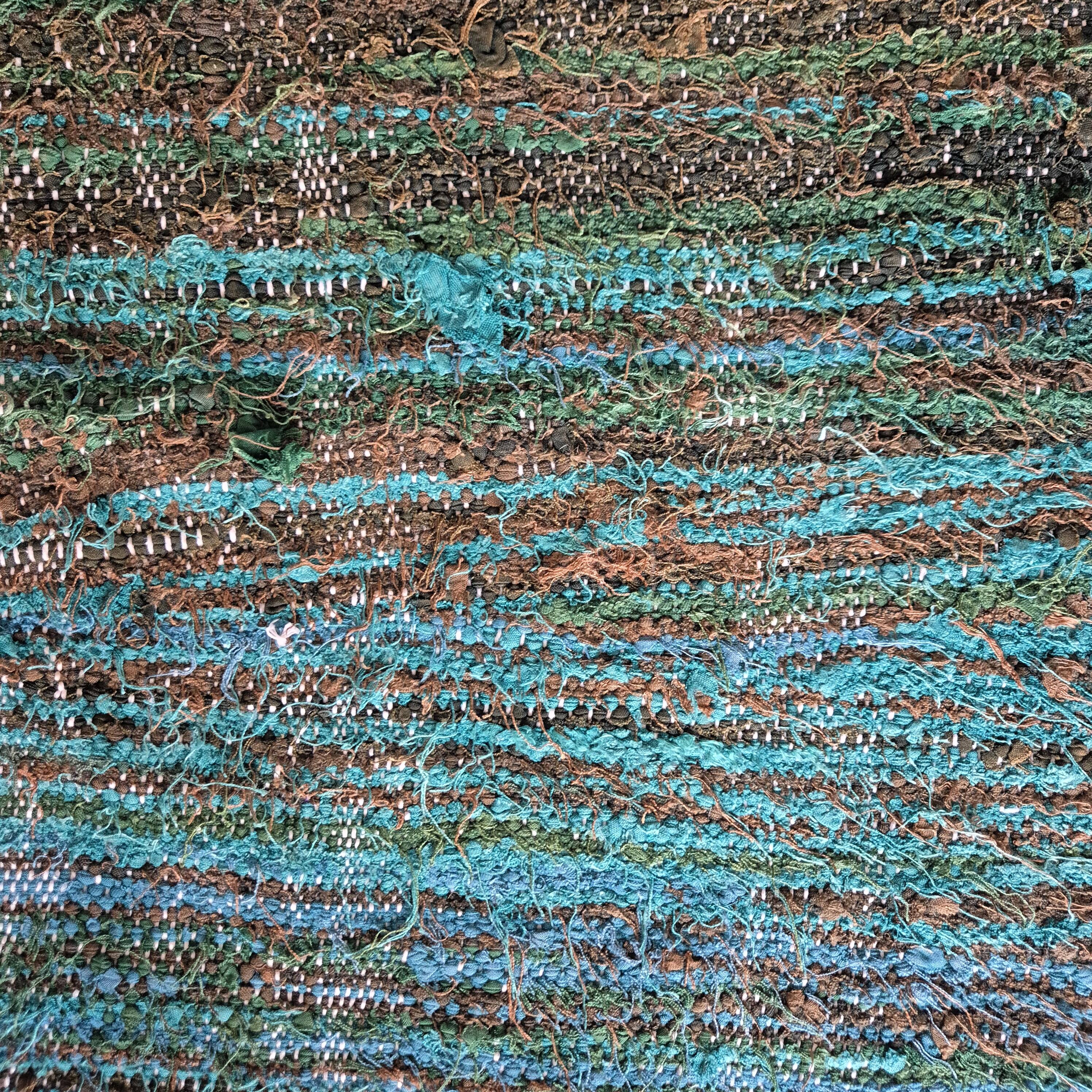 Boucherouite Berber kilim rug 110x130