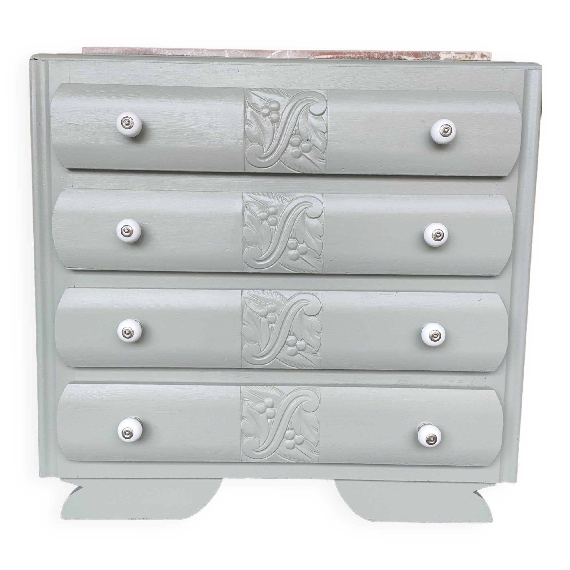 Commode vintage marbre