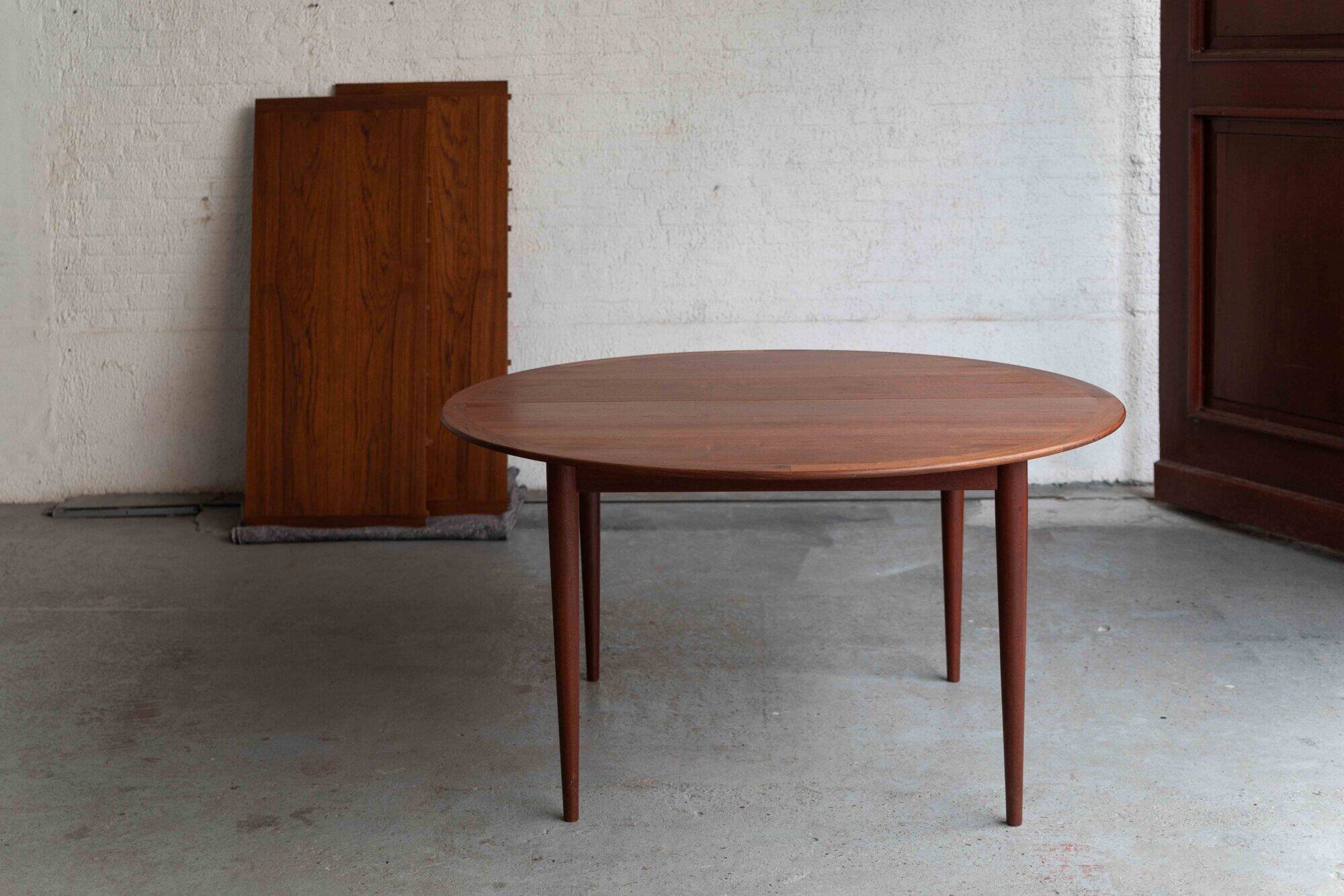 Large dining table by Grete Jalk