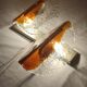 Murano glass wall lamp. Italy 1970s.