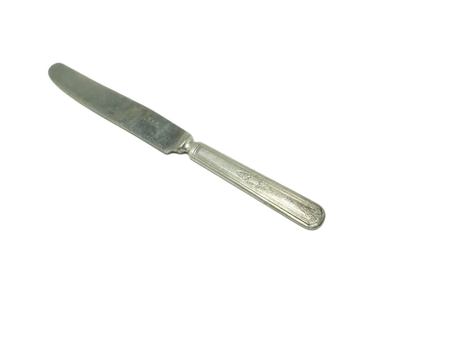 Art Deco bread knife, silver-plated brass, Germany, 1930s