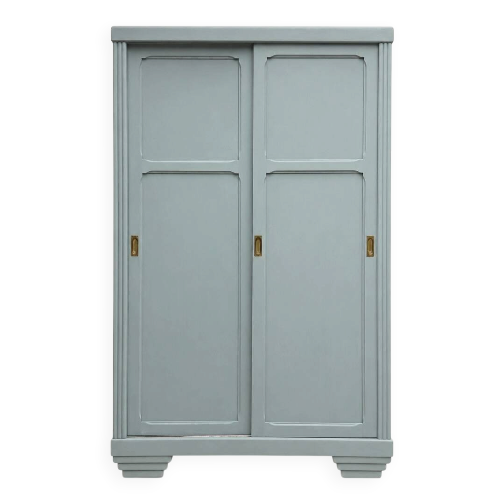 Parisian Art Deco wardrobe with sliding doors.