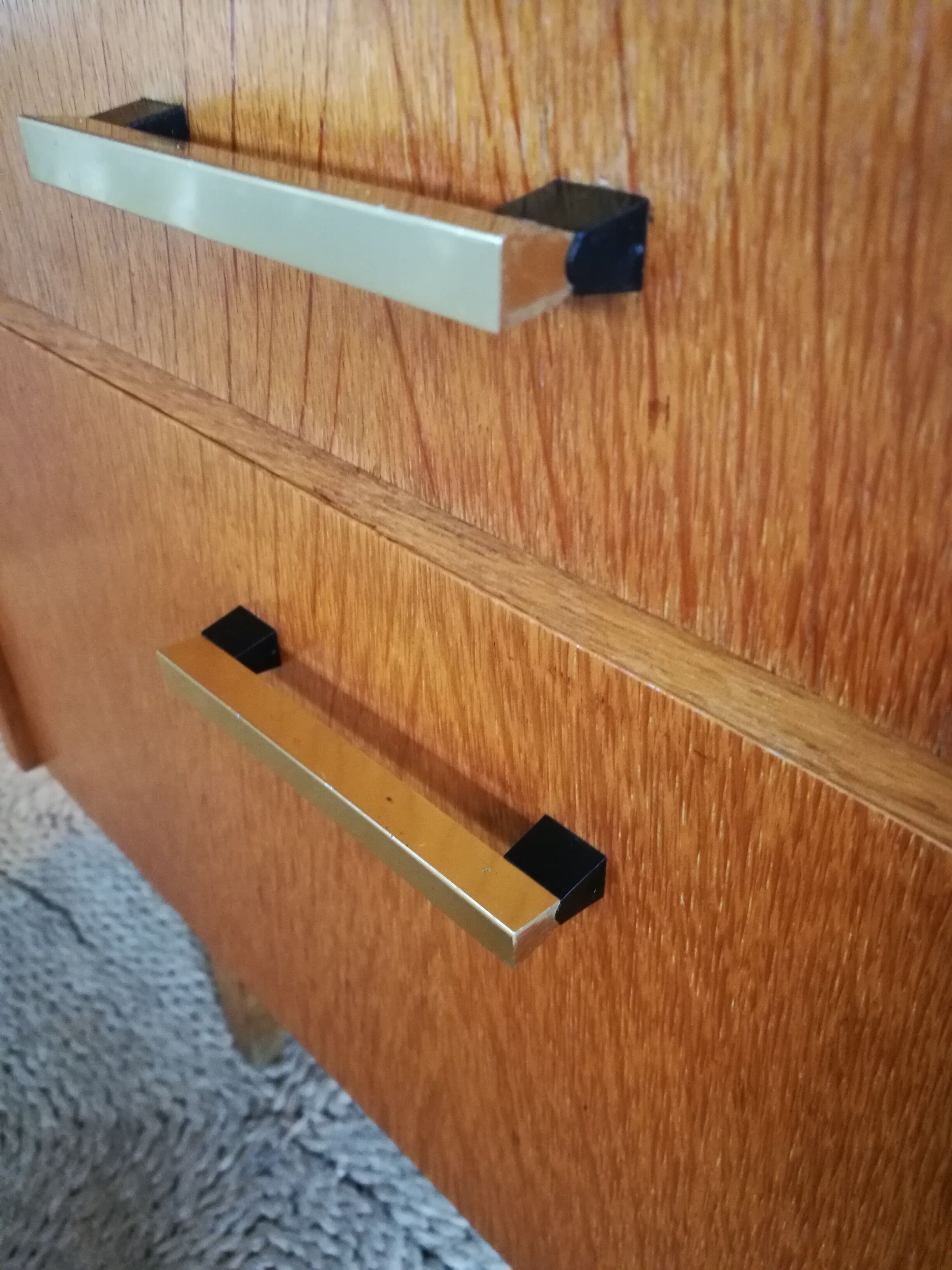 Pair of vintage bedsides