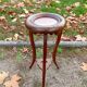Wood and marble stool