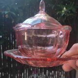 Pink glass candy maker