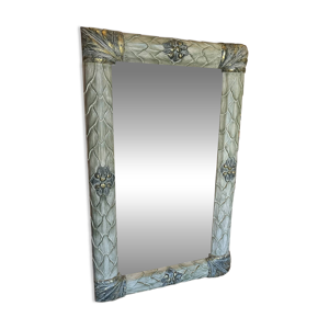 Miroir Artisanal en Bois