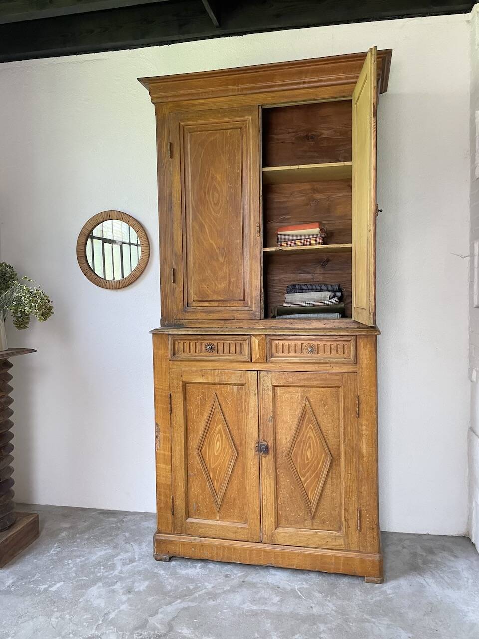 Two-body grocery cabinet, 1900