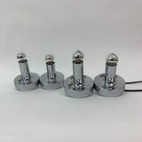 Set of 2 Space age chrome bedside lamps , 1970’s