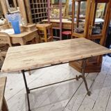 wooden bistro table