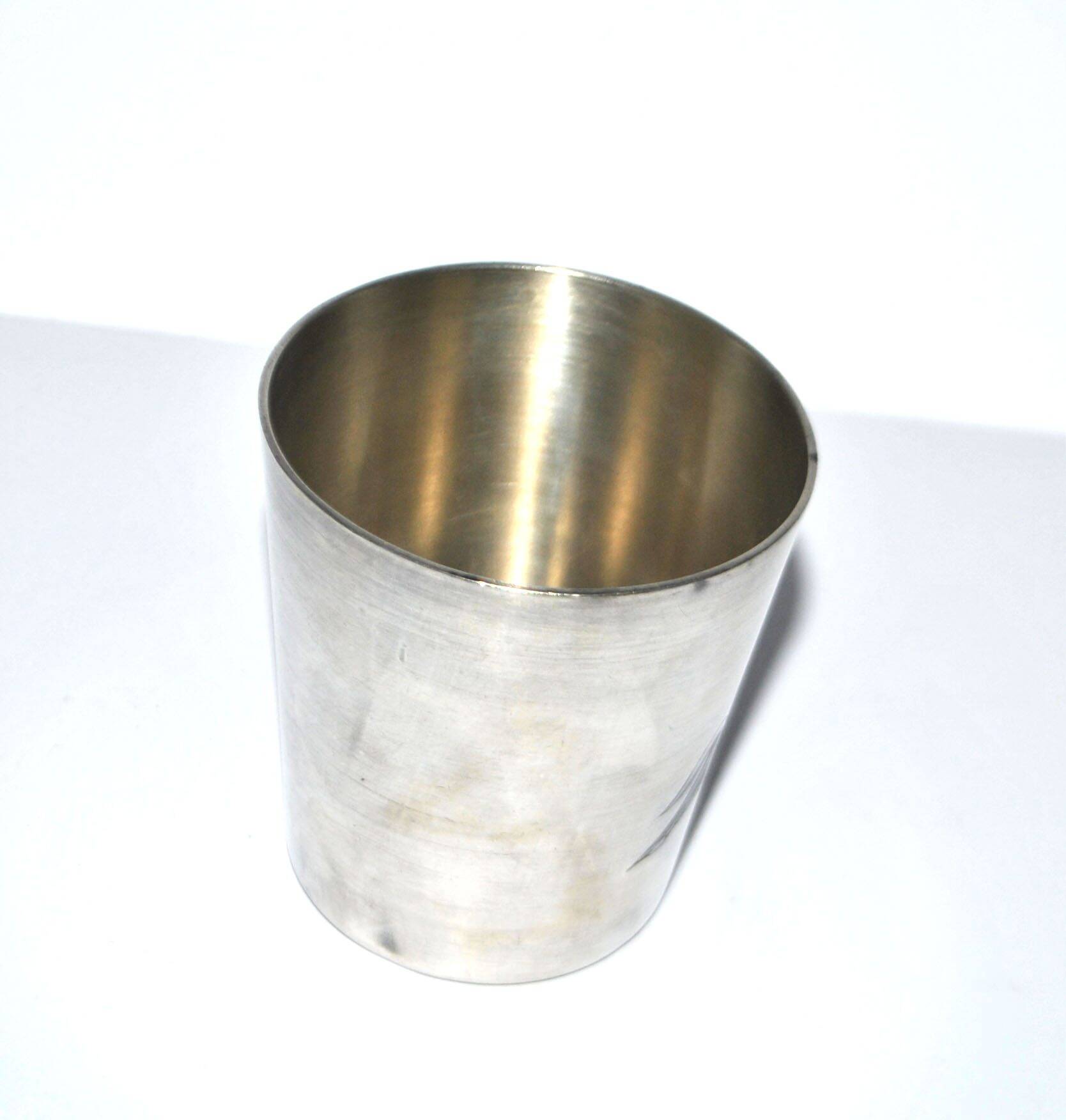 ERCUIS Rocaille silver-plated engraved metal cup/tumbler