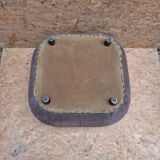 Velvet and mirror coffee table