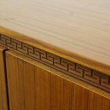 Vintage Mid Century Highboard Cabinet Drawer and Doors Teak Veneer 200cm