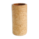 Vintage ceramic vase wood effect