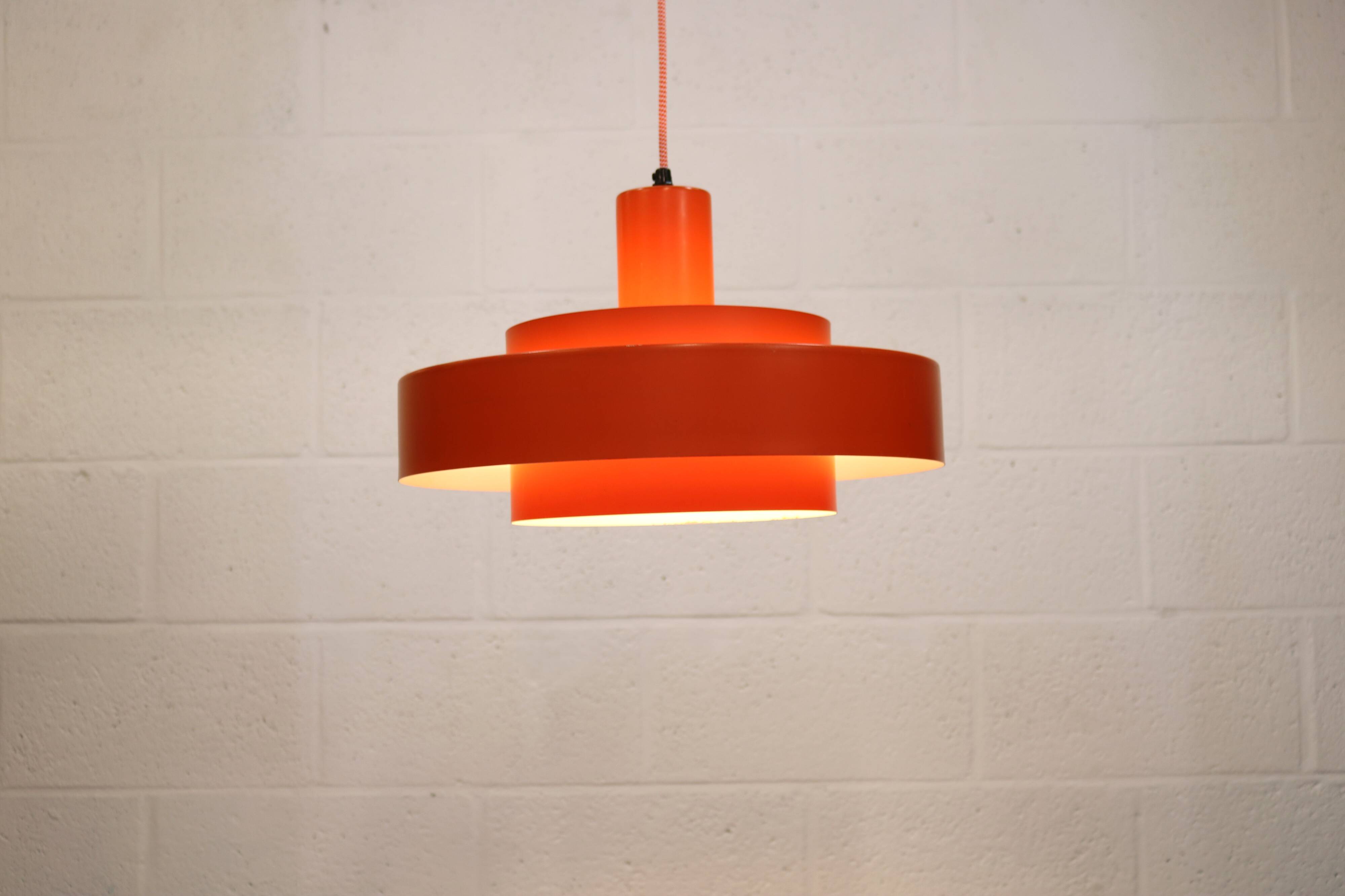 Mid-century modern hanging lamp by Jo Hammerborg - Fog & Morup - model Equ